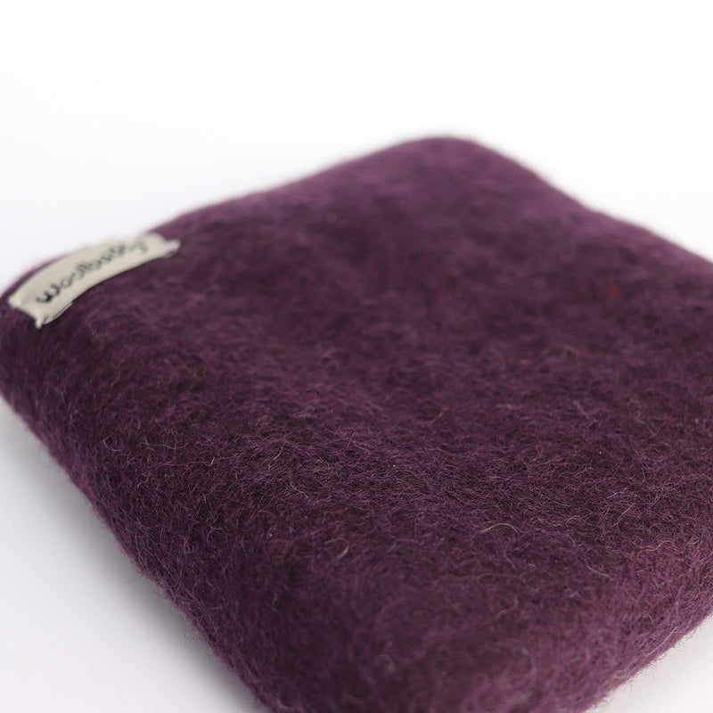 Woolbuddy Needle Felting Pad â€“ Purple Wool Mat 10x10x1.5" â€“ Foam Alternative Base for 3D, Wet, & Dry Felting Crafts - Image 2